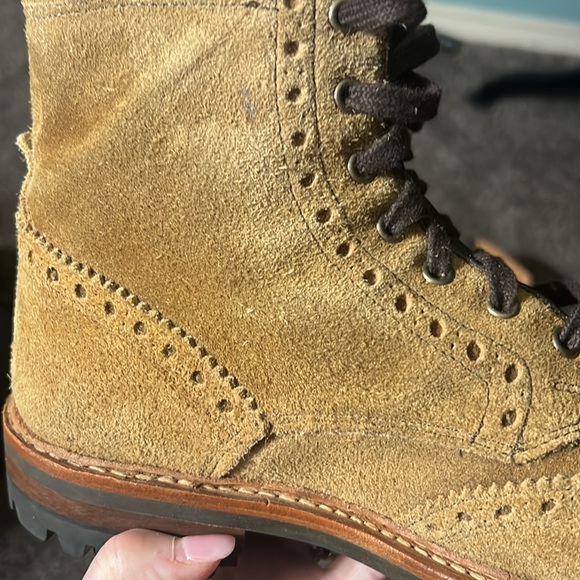 Allen Edmonds Suede Chapmen Boots, Size 9 1/2 - Picture 3 of 12